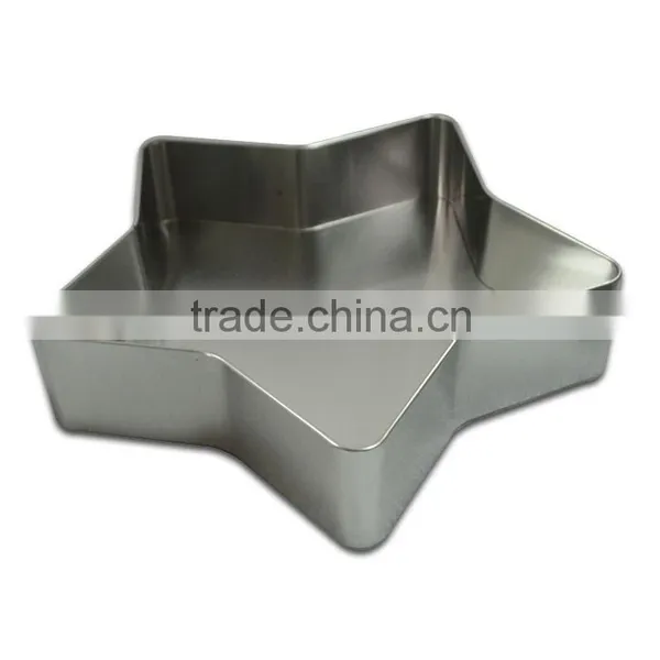 Preety Pentagram Tank Shape Tin Box for Candy Packing/Pentagram Sugar Metal Tin Box/beautiful Pentagram Metal Tin Tea Box photo-3