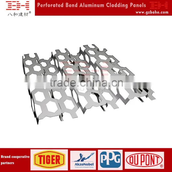 Popular Materials Jakarta Aluminum Perforated Wall Cladding Panel