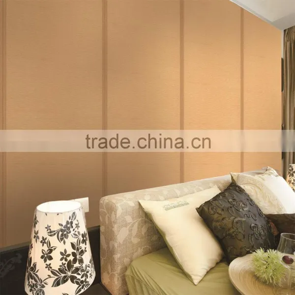 Cheap Modern Decorative Wallpaper of Brown Color for Living Room photo-2