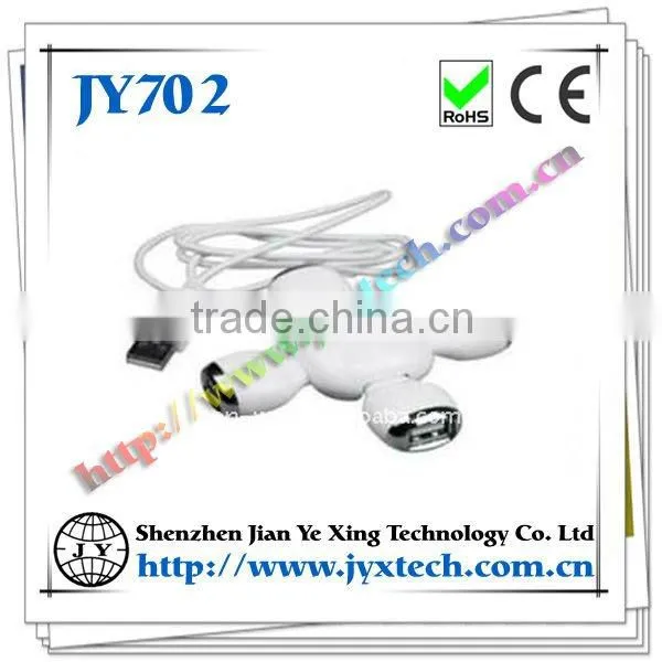 NEW HIGH SPEED USB 2.0 MINI 4 PORT HUB For PC Laptop Computer Notebook Webcam