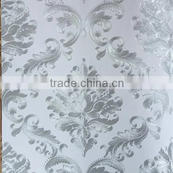 Classic Flower Style Vinyl Italy Wallpaper photo-3