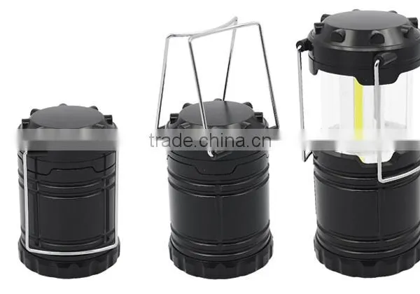 New Solar Rechargeable 3xCOB POP UP Camping Lantern Collapsible Light Telescopic Hanging Lantern photo-2
