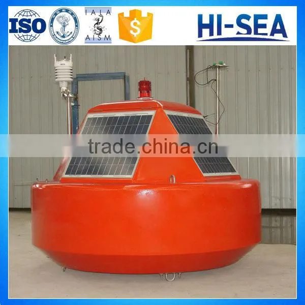 1500mm Polyurea Monitoring Buoy With Solar Panels and Navigation Mark Light photo-2