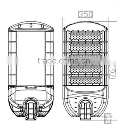 250w Highway Lightingstretch Aluminium Housing Outdoor Led Street Light Made in China photo-2