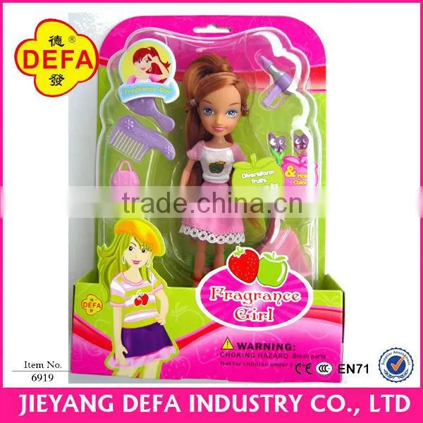Defa Lucy Pretty 7 Inch Plastic Small Kids Small Vinyl Doll photo-4