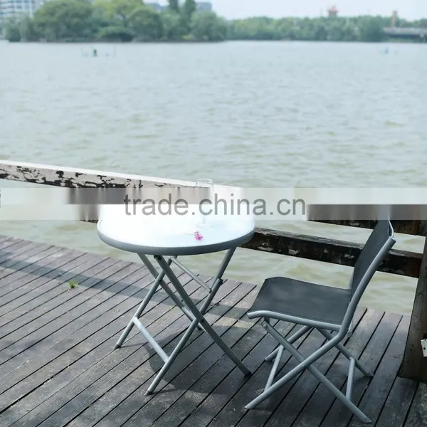 Metal Folding Table With Silk Screen Printed Stalinite Top photo-4