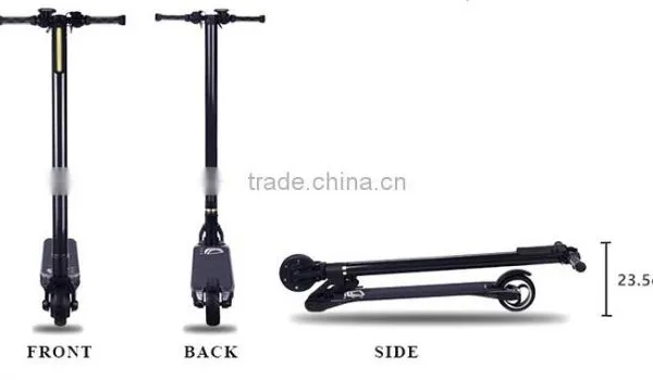 Fashion Lightest 6.3 KG Electric Scooter Foldable Hoverboard Carbon Fiber City Bike photo-4