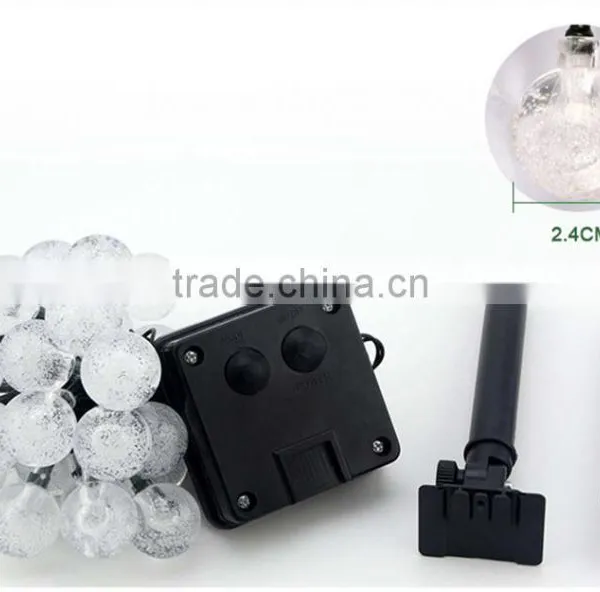 Christmas New Solar Bubble Ball Lamp String Rechargeable 30LED Christmas Lights photo-5