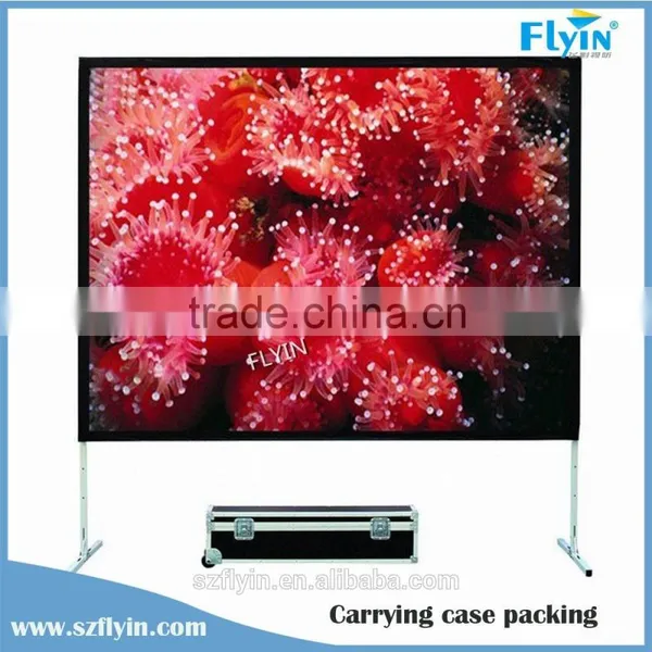 Fast-Fold Deluxe Screen System Fast folding screen 16:9 4:3 Projector Screen