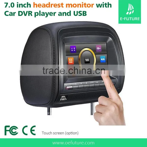 7 Inch High Quality Headrest DVD Monitor Car Touch Monitor photo-3