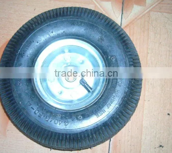 3.00-8 Wheel / 3.00-8 Rubber Wheel With Red Rim and 13x3 Wheel photo-3