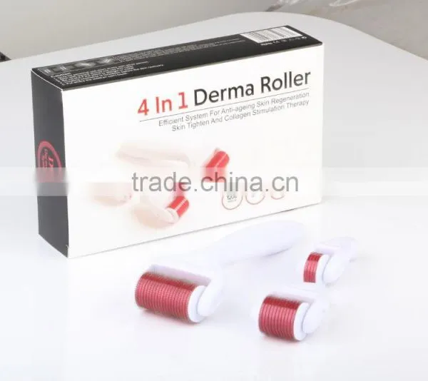 New & Hot Products! Meso Roller 1200+720+300 Pins Microneedle 4 in 1 Derma Roller photo-2