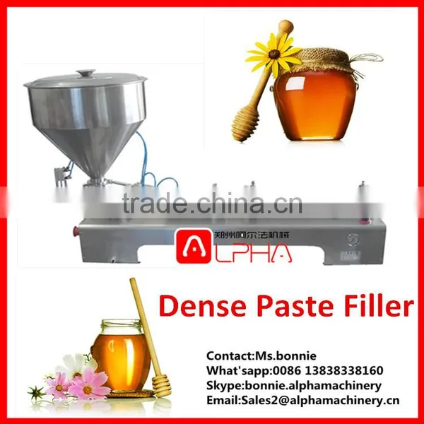 Best Selling Quantitative Pneumatic Piston Honey Filler for Viscous Liquid
