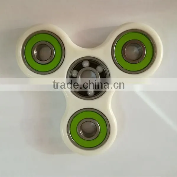 ABS White Plastic Holder Ball Bearing Hybrid Zro2 Ceramic Bearing 608 Green Seal Hand Spinner Fidget Toy photo-2