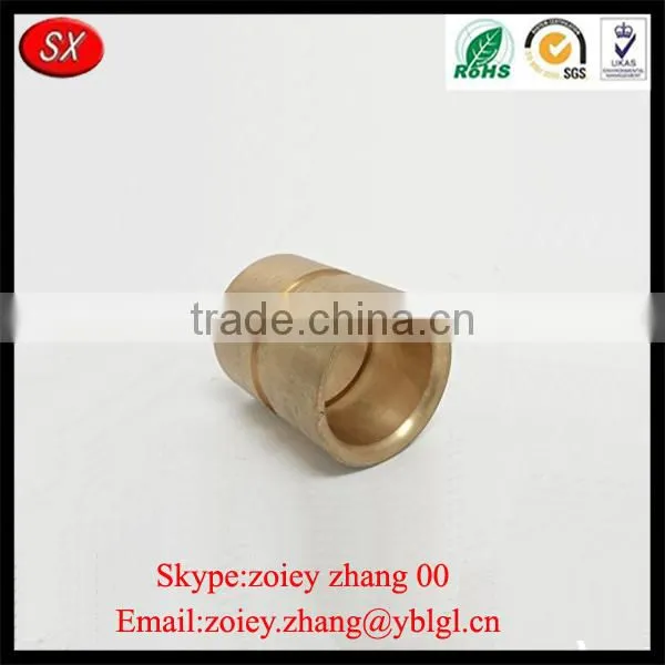 China Manufacture CNC Turned Small Tolerance Brass Sleeve Bushing photo-6