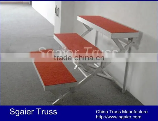Aluminium Folding Choral Riser With Plywood Board photo-4