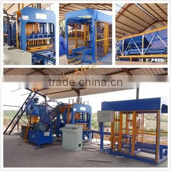 High Capacity QT4-15 Automatic Interlocking Paving Stone Machine photo-5