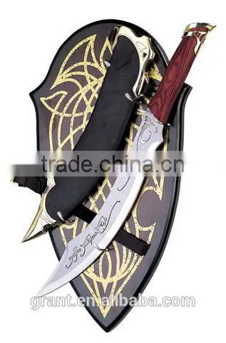 47.5" Overall, Roman Sword, Cast Aluminum Handle, With Wooden Plaque photo-5