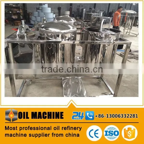 Small Crude Degummed Rapeseed Oil Plant Oil Refining Machinery photo-4
