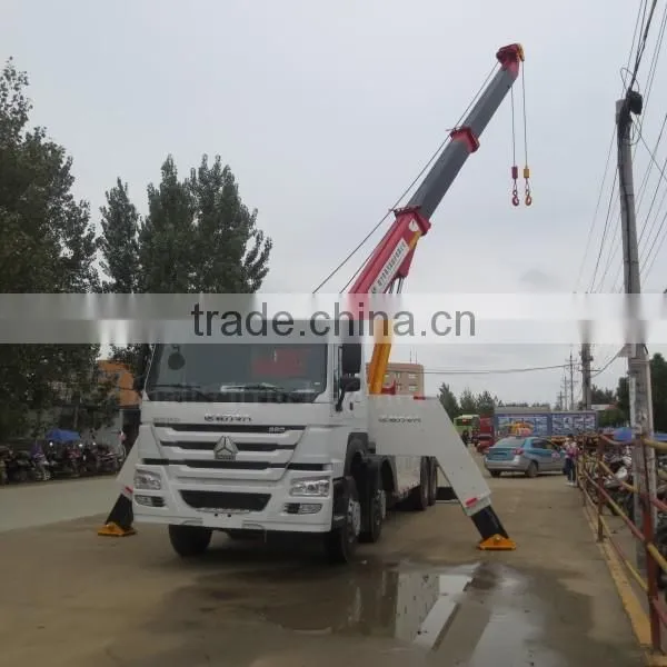 8*4 SINOTRUK HOWO Heavy Duty Road Recovery Truck 30ton photo-2