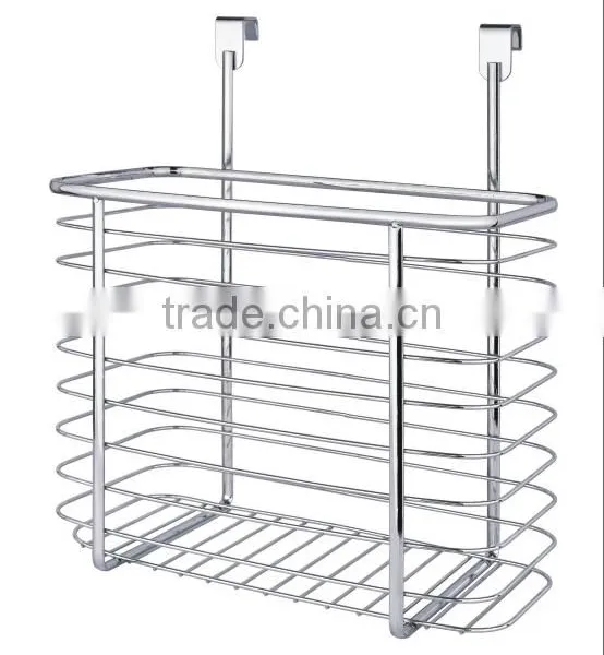 Kitchen and Home Over the Cabinet Rectangle Iron Metal Wire Hanging Basket photo-3
