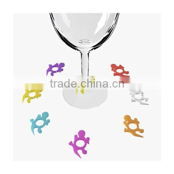 Slicone Ice Shot Goblet Glass Markers for Party photo-2