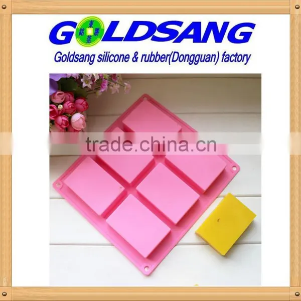 6 Rectangle Silicone Handmake Soap Mold &cake Mold DIY Mould photo-4