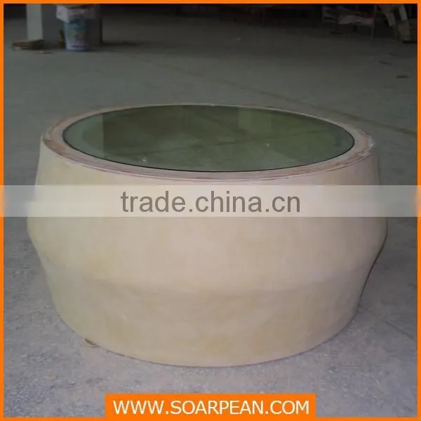 Modern Fiberglass Bamboo Table photo-6