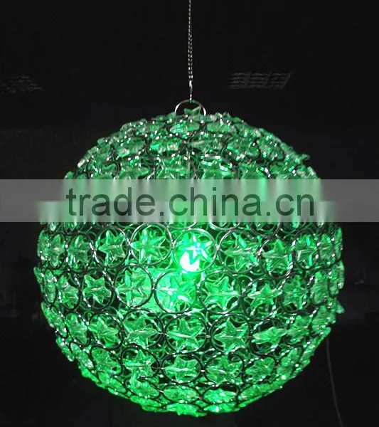 Wholesale Acrylic Craft Handmade LED Iron Ball Wedding Decoration Centerpieces photo-4