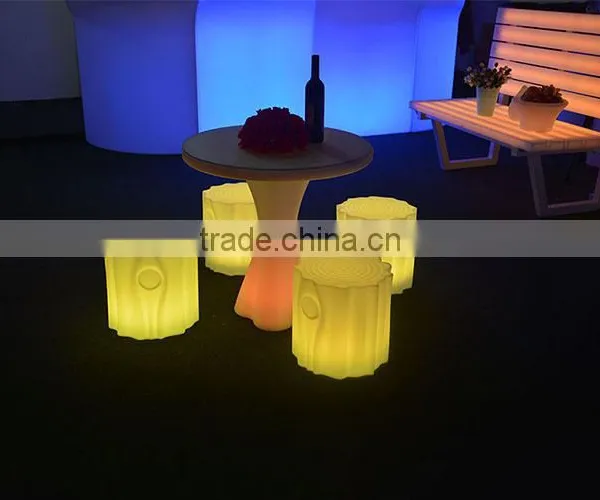 Popular Led Luminous Tree Shape Bar Stool, Fashionable Led Bar Chair photo-4