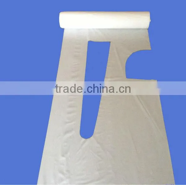 One Time Used Disposable Plastic LDPE Adult Apron Bibs photo-6
