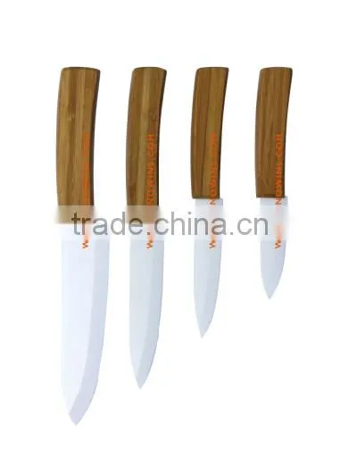 A3208 Hot Sale Ceramic Blade Knife Knives Set With Bamboo Handle photo-6