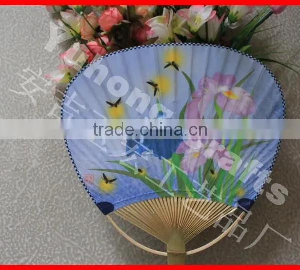 2014 Hot Custom Logo Promotion Branded Paper Fan photo-2