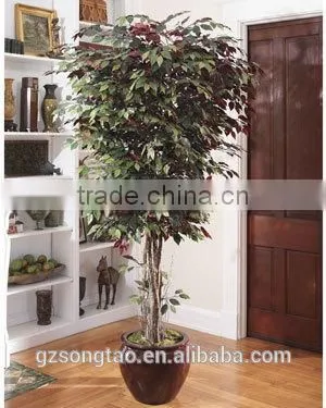 Hot Sale Bonsai Plant Artificial Ficus Tree for Indoor &outdoor Decor photo-3