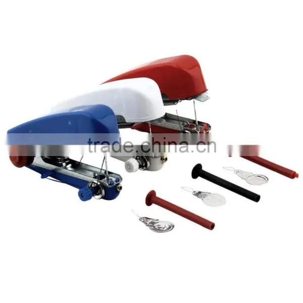 1pcs Brand New Useful Portable Needlework Cordless Mini Hand-Held Clothes Fabrics Sewing Machine