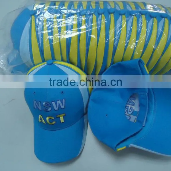 Blue Split Block Baseball Hat and Cap photo-2