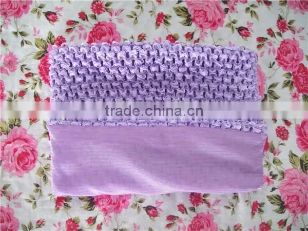 Wholesale Kids Hair Accessorie 6" Large Crochet Tube Tops For Photo Prop Many Colors Girls Stretch Crochet photo-3