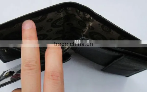 Fashion Men Cowhide Skin Purse Leather Bag for Money photo-2