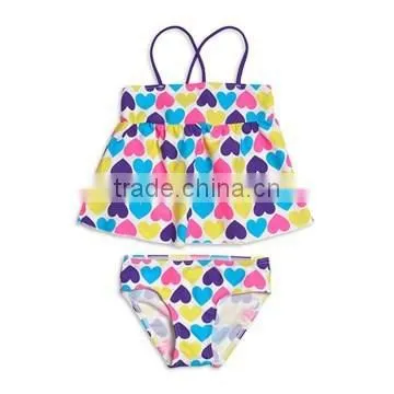 Top Selling Bright Green Baby Girl Swim Suits Swimwear photo-2