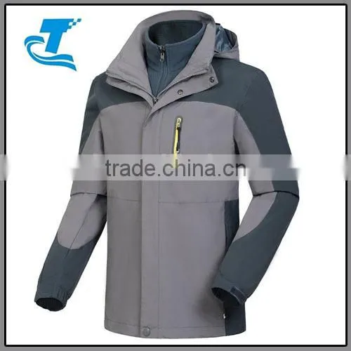 Latest Breathable Hooded Softshell Men Jacket photo-3