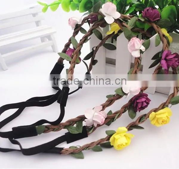 Princess Flower Wedding Headband photo-4