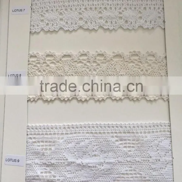 100% Cotton Square Crocheted Embroidery Lace photo-3