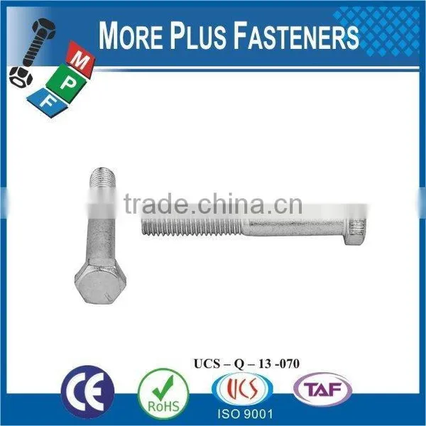 Made in Taiwan High Quality Stainless Steel Hex Head Bolt Hex Bolt Hexagon Bolt photo-3