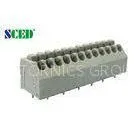 Pitch 3.50mm PCB Spring Terminal Block , 300V 5A 28P Screwless Terminal Blocks