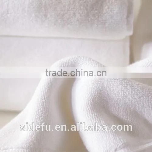 Wholesale Hotel 100% Cotton White Bath Towel Set photo-2