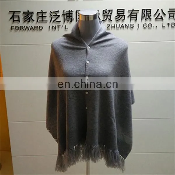 Cheap Price Wholesale Cashmere Poncho, 100% Mongolia Cashmere From China photo-4