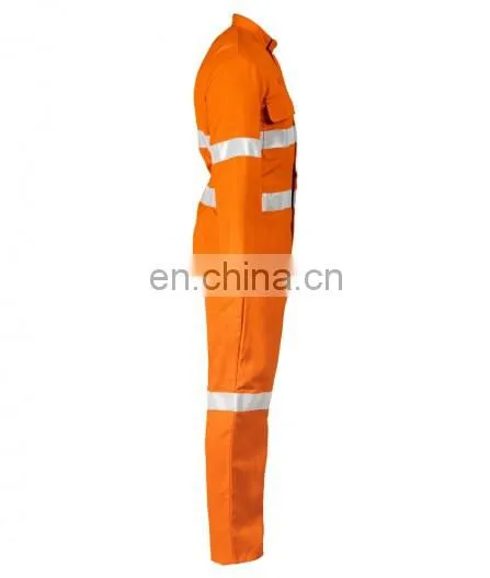 Customized Nomex Fireproof Safety Reflective Flying Coverall photo-3