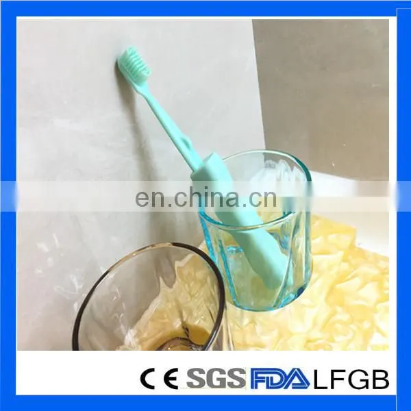 2015 Hot Selling Toothbrush Tool Colorful Silicone Toothbrush for Children photo-4