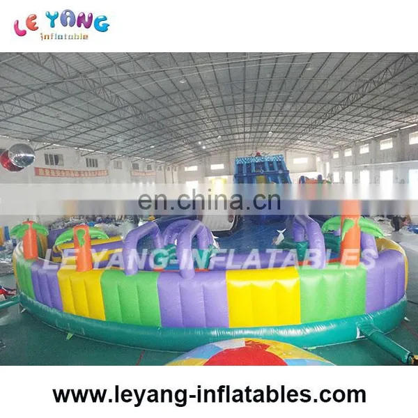 2017 New Design Giant Inflatable Water Park With Slide and Pool Used on Land photo-4