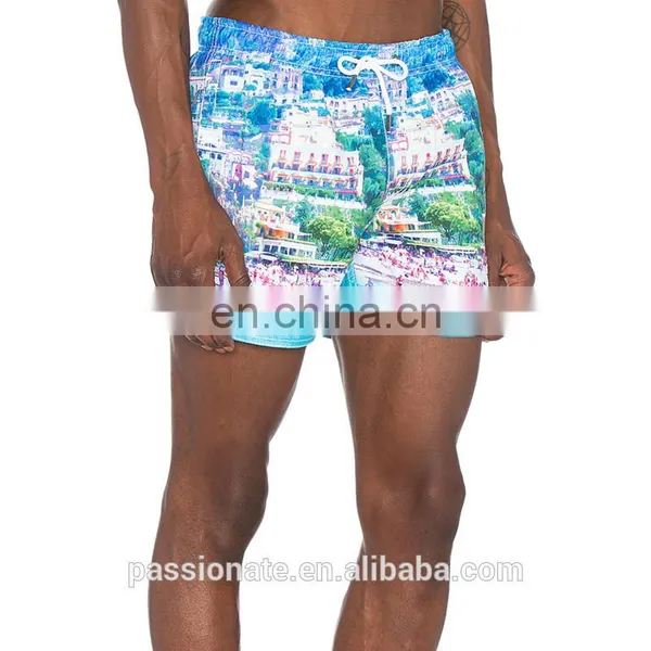 High Quality Private Logo 4-way Stretch Swim Trunks photo-2